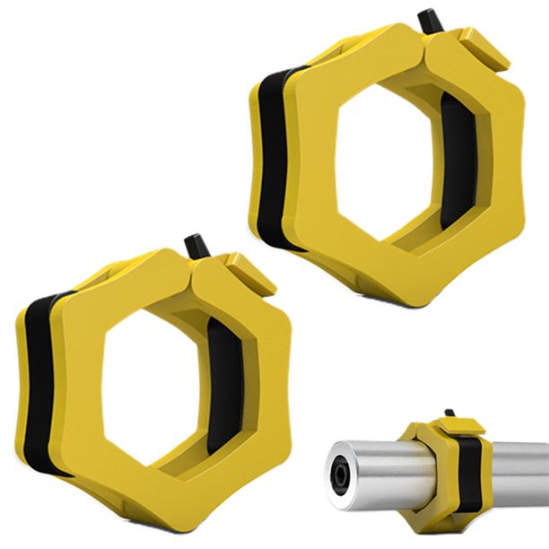 Bloqueo De Barra De 5Cm, Clips Para Collar De Barra, Abrazadera De Hebilla Para Mancuerna, Barra De Levantamiento De Pesas, Accesorios Para Mancuernas De Gimnasio 2 Uds. Moyic OD016230-02