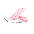 thumbnail image 2 of Soporte ajustable para computadora portátil Soporte portátil de plástico antideslizante Soporte de enfriamiento para computadora portátil con soporte para teléfono, rosa Inevent EL4640-02B, 2 of 7
