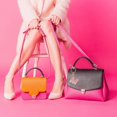 thumbnail image 2 of 1 Pc Creative Keychain Pendant English Alphabet Design Key Holder Bag Accessories for Key Handbag Decoration (Pink M), 2 of 4