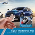 thumbnail image 3 of HSHDLDF for Honda Key Fob Cover with Leather Key Fob Keychain 5 Buttons Soft TPU Keys Shells White Key Fob Cover Compatible with Honda Accord Civic CRV Odyssey Pilot Key Fob Protec, 3 of 6