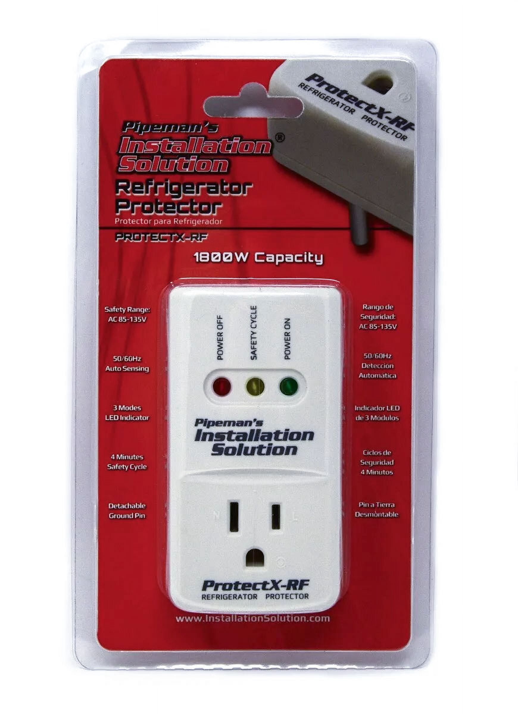 2-Pack 1875 Watts Refrigerator Voltage Surge Protector Appliance (New Model)