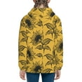 thumbnail image 6 of Sikiie Autumn Sunflower Zip Up Hoodie Teenage, hoodies for Teenage, Zipper Sweatshirt Jacket for Daily, Traveling-Medium, 6 of 6