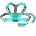 thumbnail image 1 of Riendas 3 en 1 para caminar, arnés para bebé, correa para caminar, muñequera de seguridad antipérdida, mochila de seguridad con cerradura para niños, azul, 1,5 m, 1 of 5