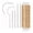Natural wax thread, variant on Yammee 10 Set Leather Sewing Needle Set with Waxed Thread Upholstery Needle for Canvas