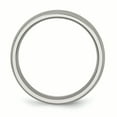 thumbnail image 2 of Titanium Grooved 6mm Satin Band Ring 7 Size, 2 of 6