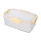 thumbnail image 4 of Contenedor de almacenamiento de alimentos, caja de aperitivos y ensaladas sellada, portátil con tapas, fiambrera de frutas, contenedor de comida para S, 4 of 8