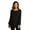 Deep Black, variant on Port Authority Ladies Luxe Knit Jewel Neck Top