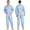 Blue, variant on Men's One Piece Work Coveralls Jumpsuits Long Sleeves Front Zipper Workshop Body Suits Light Green L