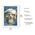 thumbnail image 2 of Arnold De Biere - The Mysterious Magician - Vintage Magic Poster - Fine Art Matte Paper Print (Unframed) 16x20in, 2 of 4