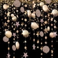 thumbnail image 3 of Guirnalda redonda de estrellas de papel de 4 m, decoración para fiestas de cumpleaños de adultos, cortina colgante para baby shower de niños y niñas, decoración de bodas DIY, 3 of 3