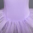 thumbnail image 6 of IBTOM CASTLE Toddler Kids Girls Ruffle Flutter Sleeve Ballet Dance Tutu Skirted Leotard Ballerina Dancewear 5-6 Years Purple, 6 of 8