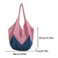thumbnail image 2 of Bolso de hombro de punto para mujer, bolso de mano moderno, bolso hobo tejido a mano, elegante bolso hobo, 2 of 9
