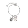 thumbnail image 2 of Delight Jewelry Silvertone Angel Silvertone Discover Dream Explore Zoey Charm Bracelet, 6.5+2" Extender, 2 of 4