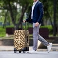 thumbnail image 3 of HELLHERO Leopard Pattern Dustproof Baggage Protective Sleeve for Family, All Size Anti-abrasion Anti Pollution Luggage Cover, 3 of 7