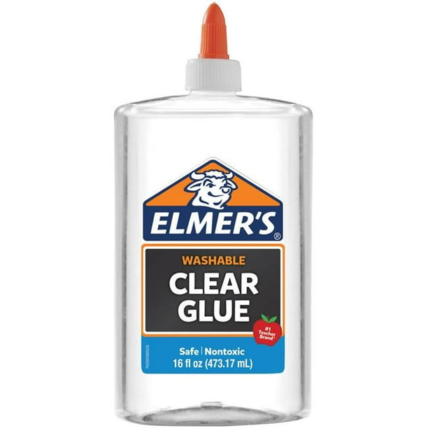 Elmer's 16 Ounce Washable Clear School Glue