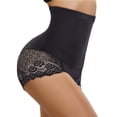 thumbnail image 6 of Pretty Comy Plus Size Sexy Women's Shaper Underwear Booty Lifter Ladies' Cotton Slim Control Body Shaper Waist Trainer Briefs Hip-up Abdomen Training Panties Black XS-3XL, 6 of 6