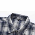 thumbnail image 6 of Gamivast Plus Size Mens Flannel Shirts Long Sleeve Plaid Oversized Button up Sweatshirts Casual Holiday Lapel Collar Tee Shirts Trendy Work Outfits, 6 of 6