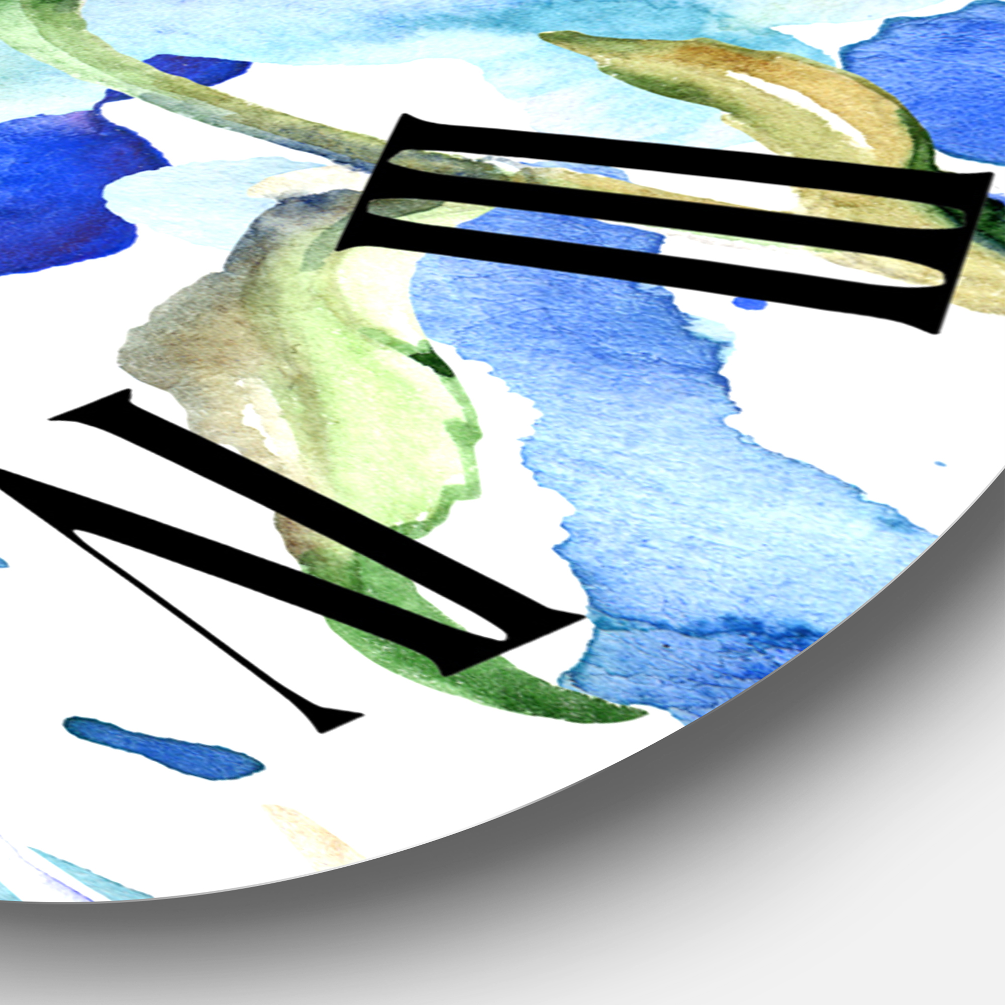 Designart 1 in Quartz Transitional Wall Clock