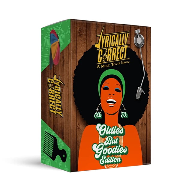 Juego de cartas Lyrically Correct Music Trivia de los 60 y 70