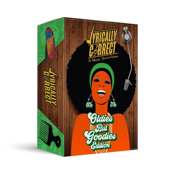 Juego de cartas Lyrically Correct Music Trivia de los 60 y 70
