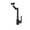 A matte black, variant on Mechanical Arm Faucet Bathroom Kitchen Sink, Cold And Hot Dual Control Faucet, Expandable Rotating Anti Splash Pressurized Faucet ,Leakproof Design