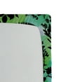 thumbnail image 3 of Ambesonne Leafy Design Fitted Sheet, Tropical Silhouettes, Queen Size, Charcoal Grey Lime Green, 3 of 5