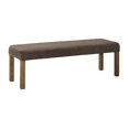 thumbnail image 1 of Ashley Furniture Tamilo Large Upholstered Bench in Dark Brown, 1 of 2