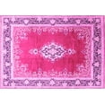 thumbnail image 1 of Ahgly Company Indoor Rectangle Medallion Pink Traditional Area Rugs, 5' x 8', 1 of 4