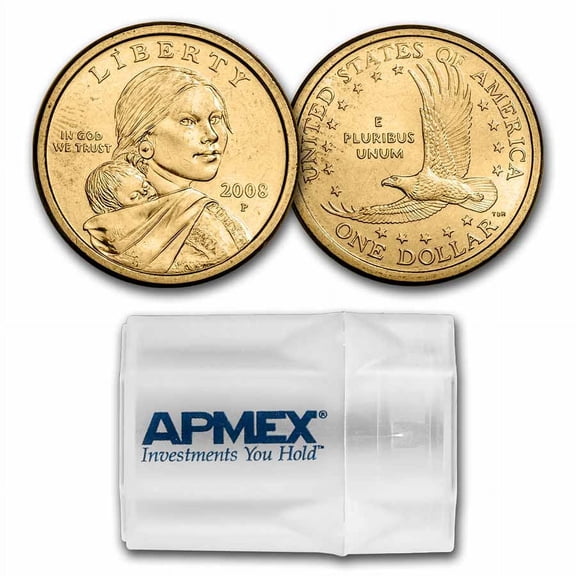 2008-P Sacagawea Dollar (25-Coin Roll) BU