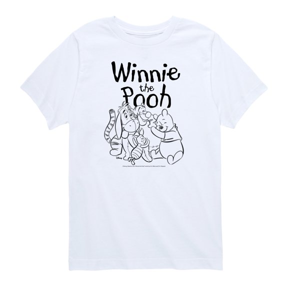 Winnie the Pooh - Group Hug Toddler Boys' Toddler Short Sleeve Graphic T-Shirt