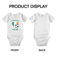 thumbnail image 3 of Futur Joueur de Soccer Irlande Fan de Soccer Mignon Cache-Couche pour Bébé, 3 of 5