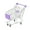 Purple, variant on Visland Lovely Pet Bird Toys Parrot Intelligence Training Playing Mini Shopping Cart for Parakeet Budgie