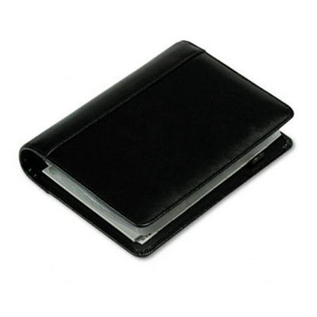 Regal Leather Business Card Binder Holds 120 2 x 3-1/2 Cards Black ...