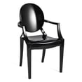 thumbnail image 3 of Modholic Ghost Armchair, Black (Set Of 4), 3 of 6