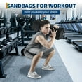 thumbnail image 4 of Sandbag,Workout Sandbag Unfilled with Handles,5-200 LBS Adjustable Weighted Sand Bag,Sandbag for Strength Powerlifting Running Heavy Workout Home Gym Exercise, 4 of 8