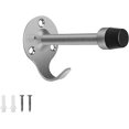 thumbnail image 1 of Tope de puerta de acero inoxidable, Tope de puerta de 95 mm, con gancho y pulidor de goma, 1 of 5