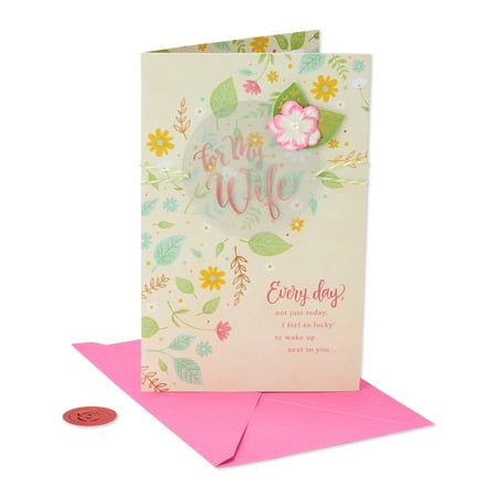 American Greetings Premier Every Day Mother's Day Card for Wife with Foil