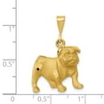 thumbnail image 3 of 14K Yellow Gold Charm Pendant Men'S 29 mm 20 Bulldog, 3 of 3