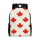 thumbnail image 1 of Fotbe Happy Canada Day Mochila de Viaje para Laptop, Mochila Ejecutiva Delgada y Resistente 15.6", 1 of 8