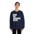 thumbnail image 3 of Anesthesiologist Dad Fathers Day Birthday Ideas Sweatshirt, Gifts, Crewneck, 3 of 4