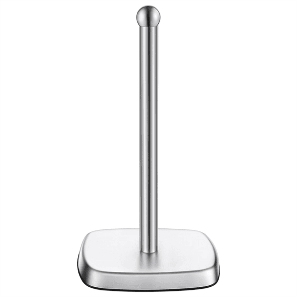 Paper Towel Holder for Countertop, Standing Kitchen Roll Holder with Suction Cups, Non-Slip Paper Towel Stand