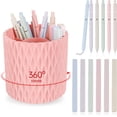 thumbnail image 1 of Pen Holder For Desk,360°Rotating Multi-Functional Pencil Holder With Ballpoint Pens&Marker Pens,Makeup Brush Holder For, 1 of 4