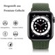thumbnail image 3 of Correa tejida de un solo anillo compatible con correas de Apple Watch de 38 mm, 40 mm, 41 mm, elástica, deportiva, elástica, bandas de repuesto para iWatch Series 6/SE/5/4/3/2/1, hombres y mujeres, 3 of 5