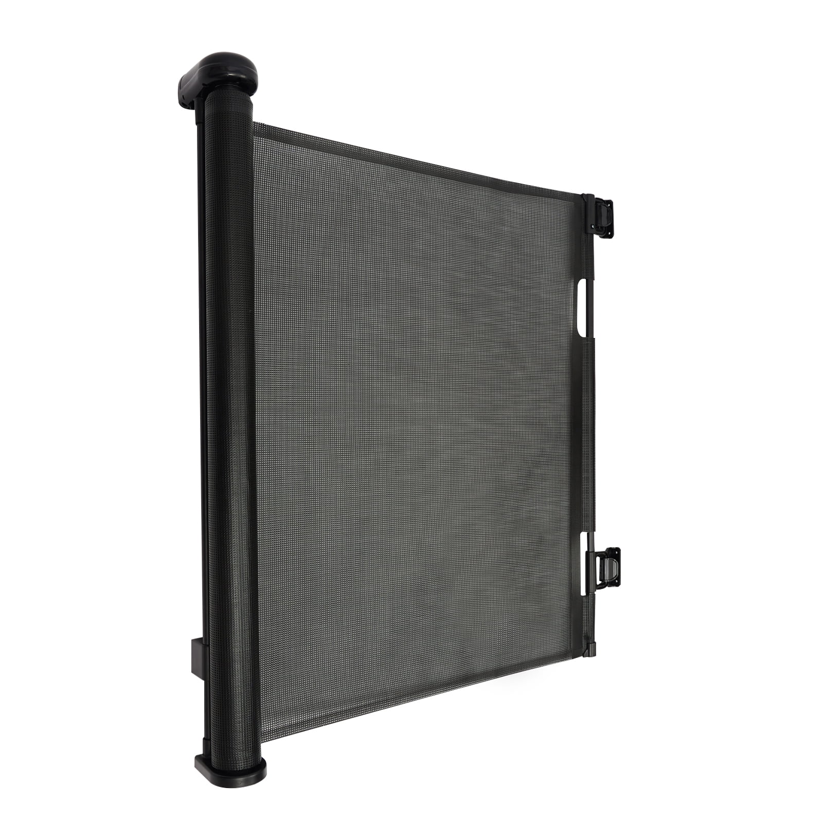 Retractable Pet Gate, Pet Gate for Stairs, Corridors, Bedrooms Black 15.75-118in