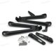 thumbnail image 2 of Soporte para estriberas traseras de pasajero, compatible con Honda CBR1000RR 2004-2007, color negro, 2 of 5