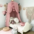 thumbnail image 6 of Chiffon Balls Decoration Mosquito Net Decoration Ball Hanging Ornament Wall Pendant Bed Canopy Accessory Bed Decor for Kids Room Children's Room, 6 of 7