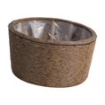 thumbnail image 4 of Plant Pot Storage Basket Organizer Containers Flowerpot with Liner Flower Basket Brown S, 4 of 8