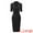 Black, variant on Sheath V Neck Work Office Bodycon Midi Dresses XS Royal Blue