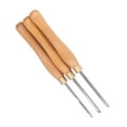 thumbnail image 2 of Wood Lathe Turning Tool, Portable Comfortable Woodworking Chisel Tools Non Slip  For DIY, 2 of 8