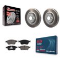 thumbnail image 1 of Transit Auto Front Coated Disc Brake Rotors and Ceramic Pads Kit for Car 2017 Volvo XC60 with 328mm Diameter Rotor KGC-102302, 1 of 11